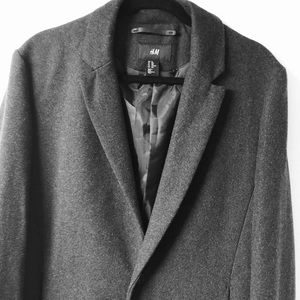 H&M Charcoal Grey Trench Coat